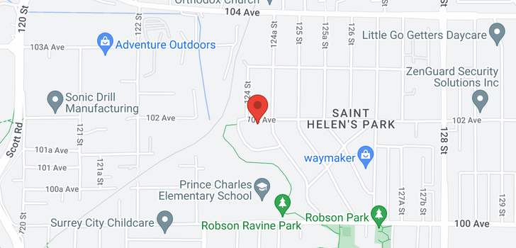 map of 12440 102 AVENUE